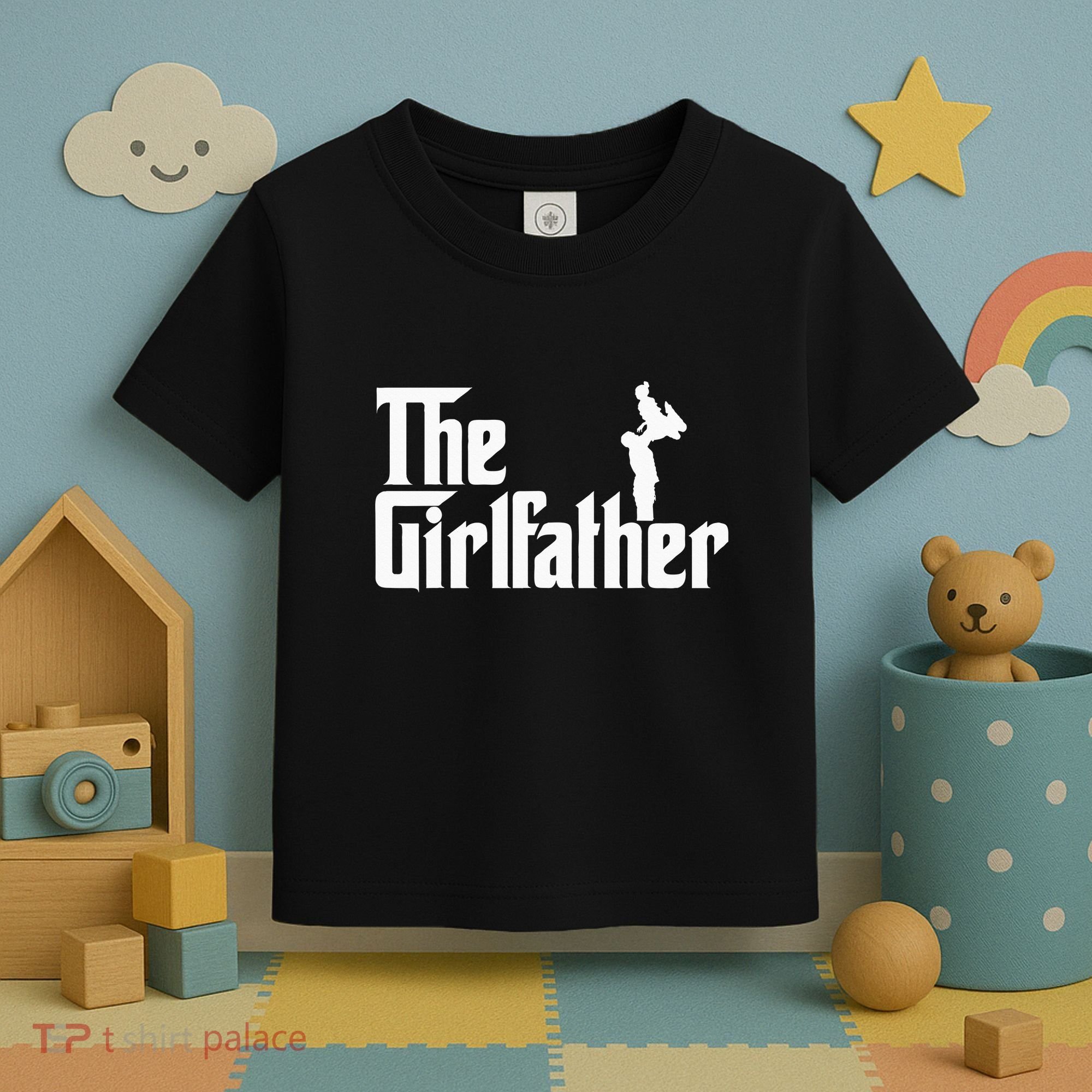 The Girl Father Gift Funny Dad Best FatherS Day Toddler T-Shirt
