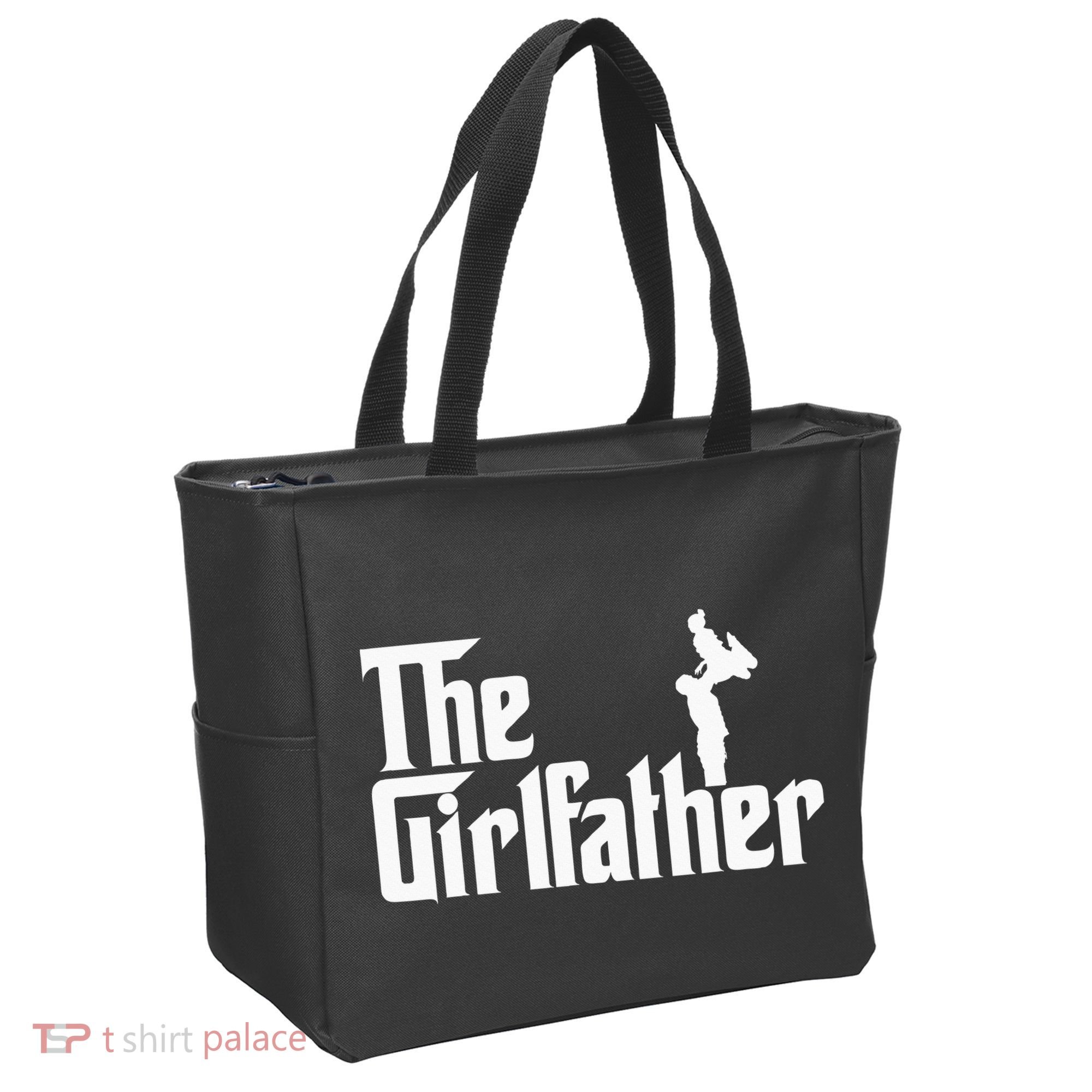 The Girl Father Gift Funny Dad Best FatherS Day Tote Bag