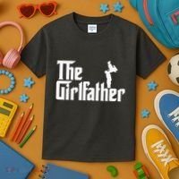 The Girl Father Gift Funny Dad Best FatherS Day Kids T-Shirt thumb 3