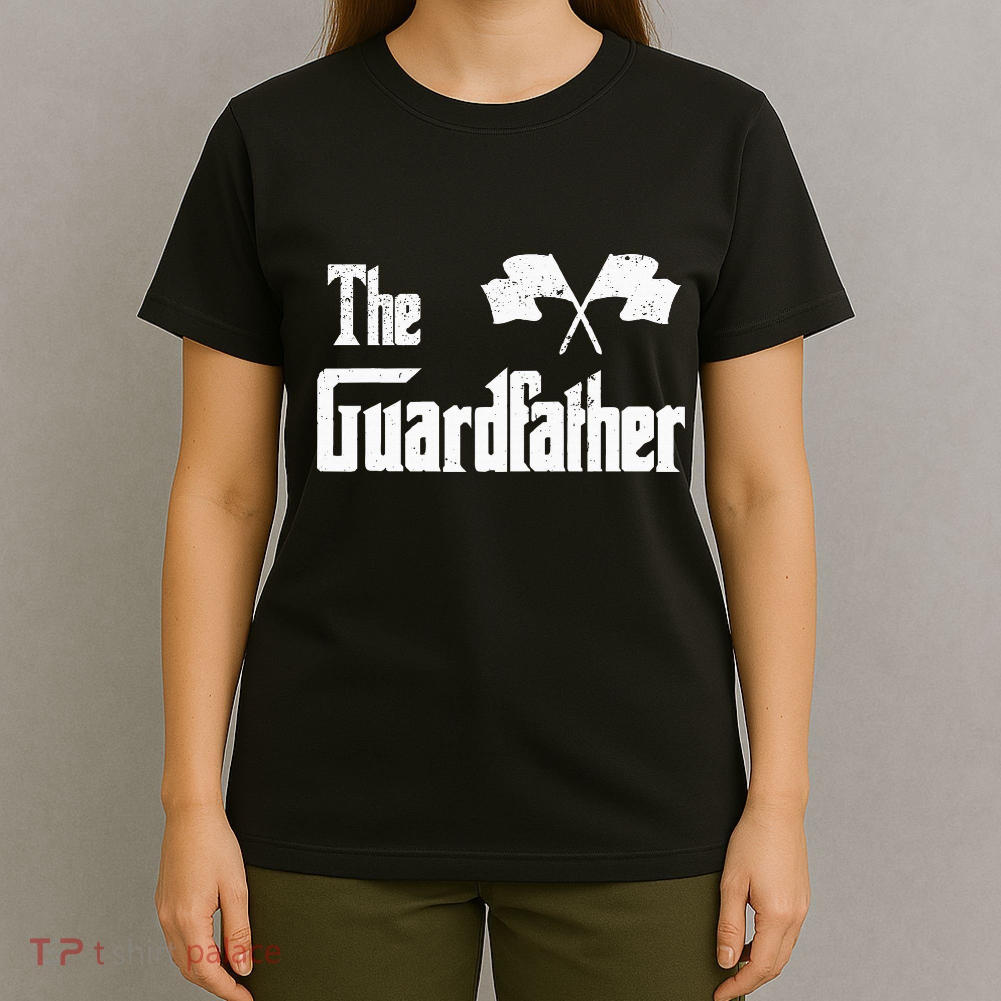 The Guardfather Funny Meme Color Guard Proud Dad Colorguard T-Shirt