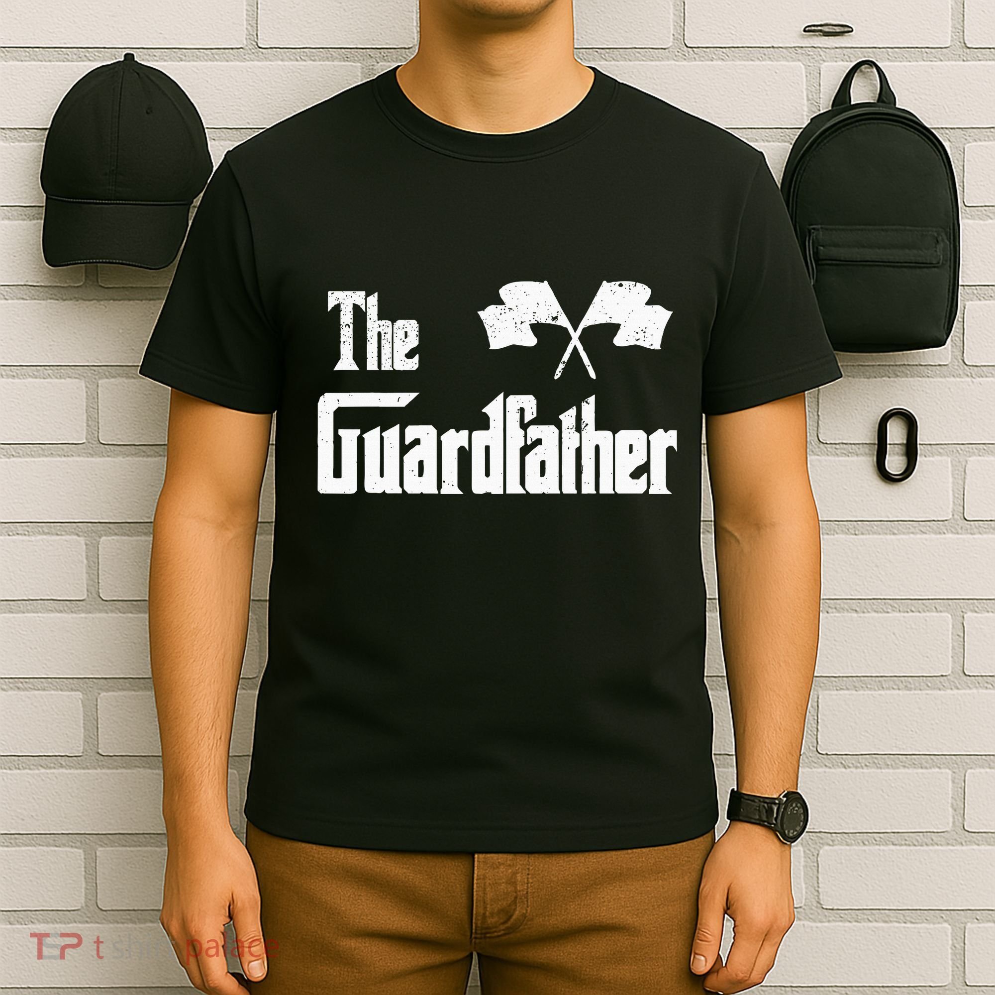 The Guardfather Funny Meme Color Guard Proud Dad Colorguard T-Shirt