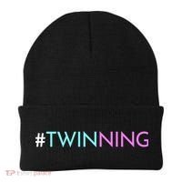 Twinning Gift Funny Twins Matching Fraternal Or Identical Meaningful Gift Beanie thumb 0