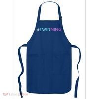 Twinning Gift Funny Twins Matching Fraternal Or Identical Meaningful Gift Apron thumb 0