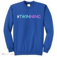 Twinning Gift Funny Twins Matching Fraternal Or Identical Meaningful Gift Sweatshirt thumb 0