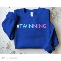 Twinning Gift Funny Twins Matching Fraternal Or Identical Meaningful Gift Sweatshirt thumb 2