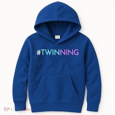 Twinning Gift Funny Twins Matching Fraternal Or Identical Meaningful Gift Kids Hoodie