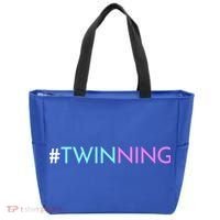 Twinning Gift Funny Twins Matching Fraternal Or Identical Meaningful Gift Tote Bag thumb 0