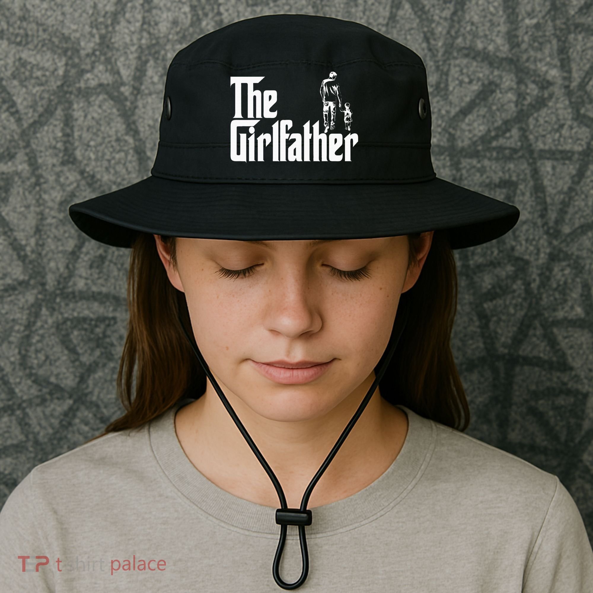 The Girlfather Funny Daddy Daughter Bucket Hat