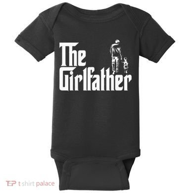 The Girlfather Funny Daddy Daughter Baby Bodysuit