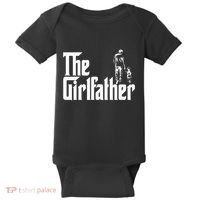 The Girlfather Funny Daddy Daughter Baby Bodysuit thumb 0