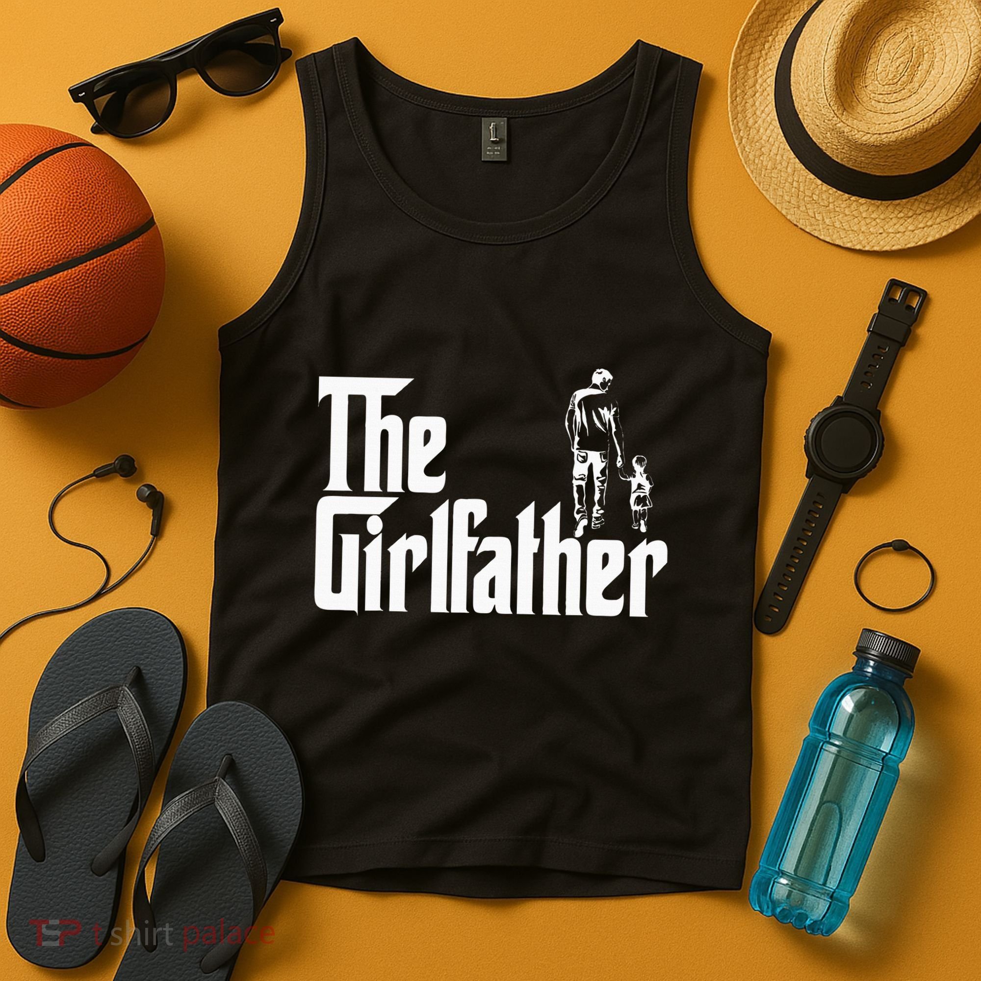 The Girlfather Funny Daddy Daughter Tank Top
