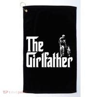 The Girlfather Funny Daddy Daughter Golf Towel thumb 0