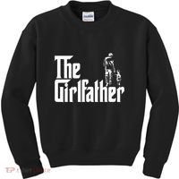 The Girlfather Funny Daddy Daughter Kids Sweatshirt thumb 0