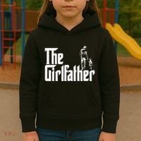 The Girlfather Funny Daddy Daughter Kids Hoodie thumb 3