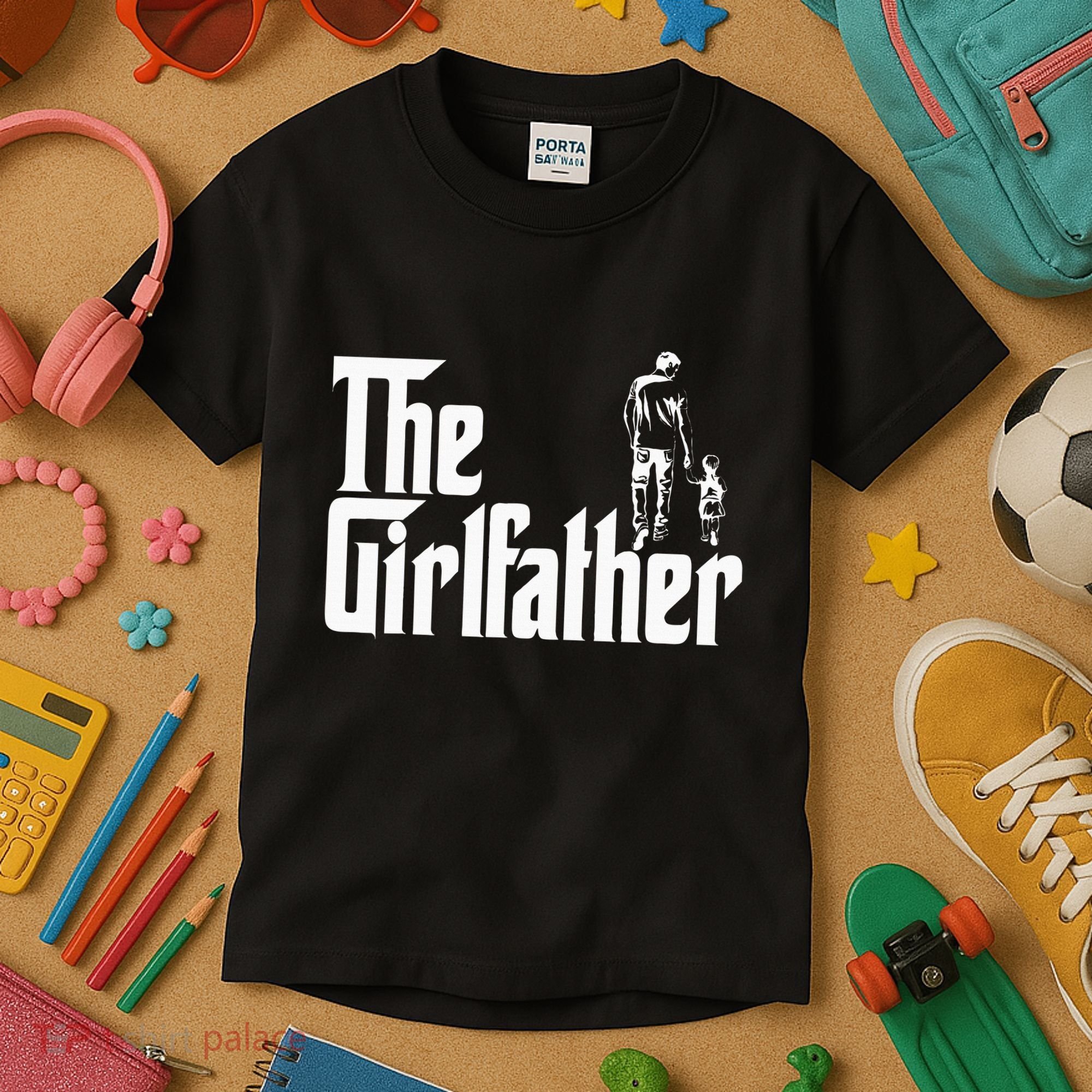 The Girlfather Funny Daddy Daughter Kids T-Shirt