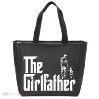 The Girlfather Funny Daddy Daughter Tote Bag thumb 0