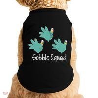 Turkey Glove Gobble Squad Nurse Happy Thanksgiving Doggie Tank thumb 0