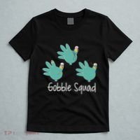 Turkey Glove Gobble Squad Nurse Happy Thanksgiving T-Shirt thumb 5