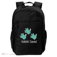 Turkey Glove Gobble Squad Nurse Happy Thanksgiving Backpack thumb 0