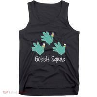 Turkey Glove Gobble Squad Nurse Happy Thanksgiving Tank Top thumb 0
