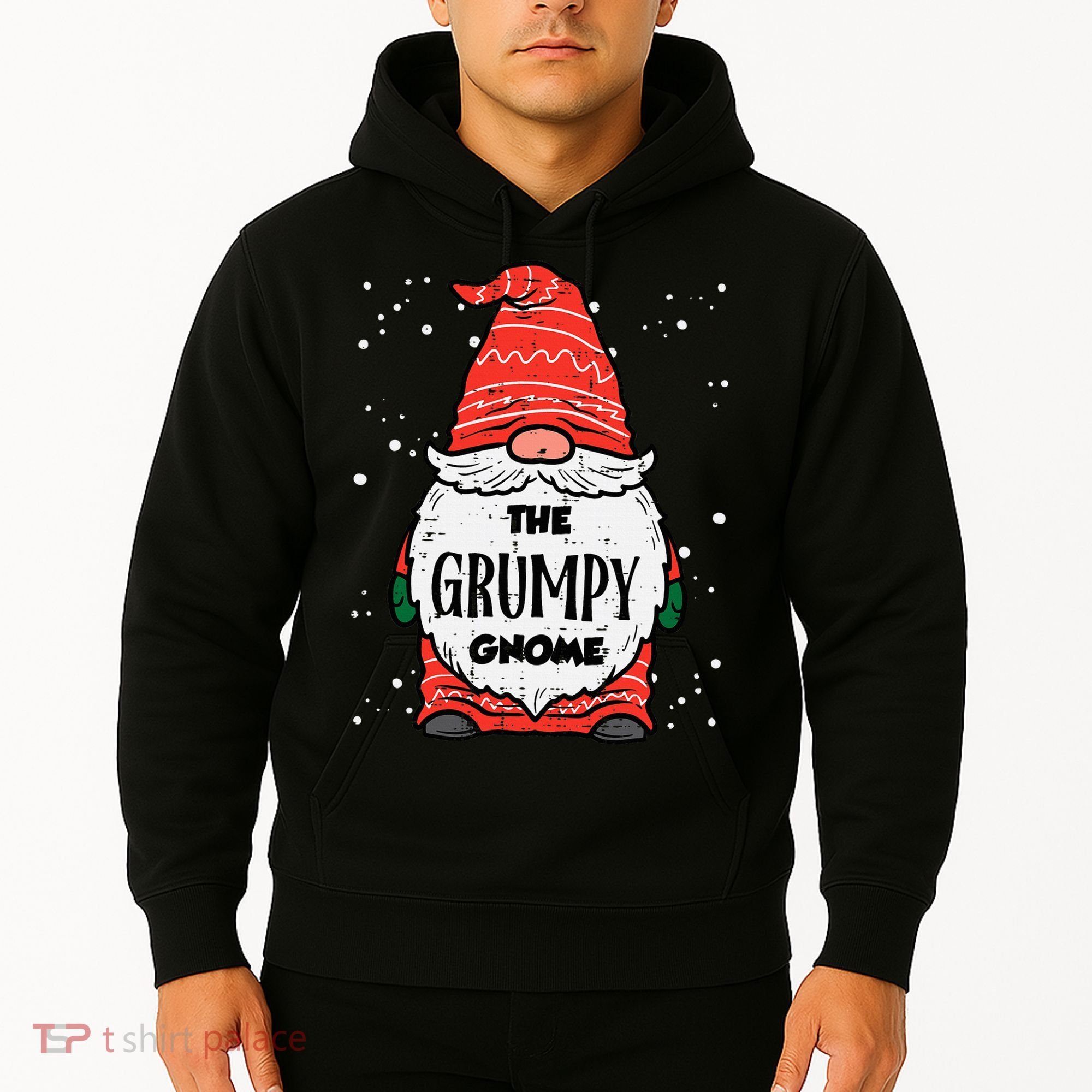 The Grumpy Gnome Xmas Matching Christmas For Family Hoodie