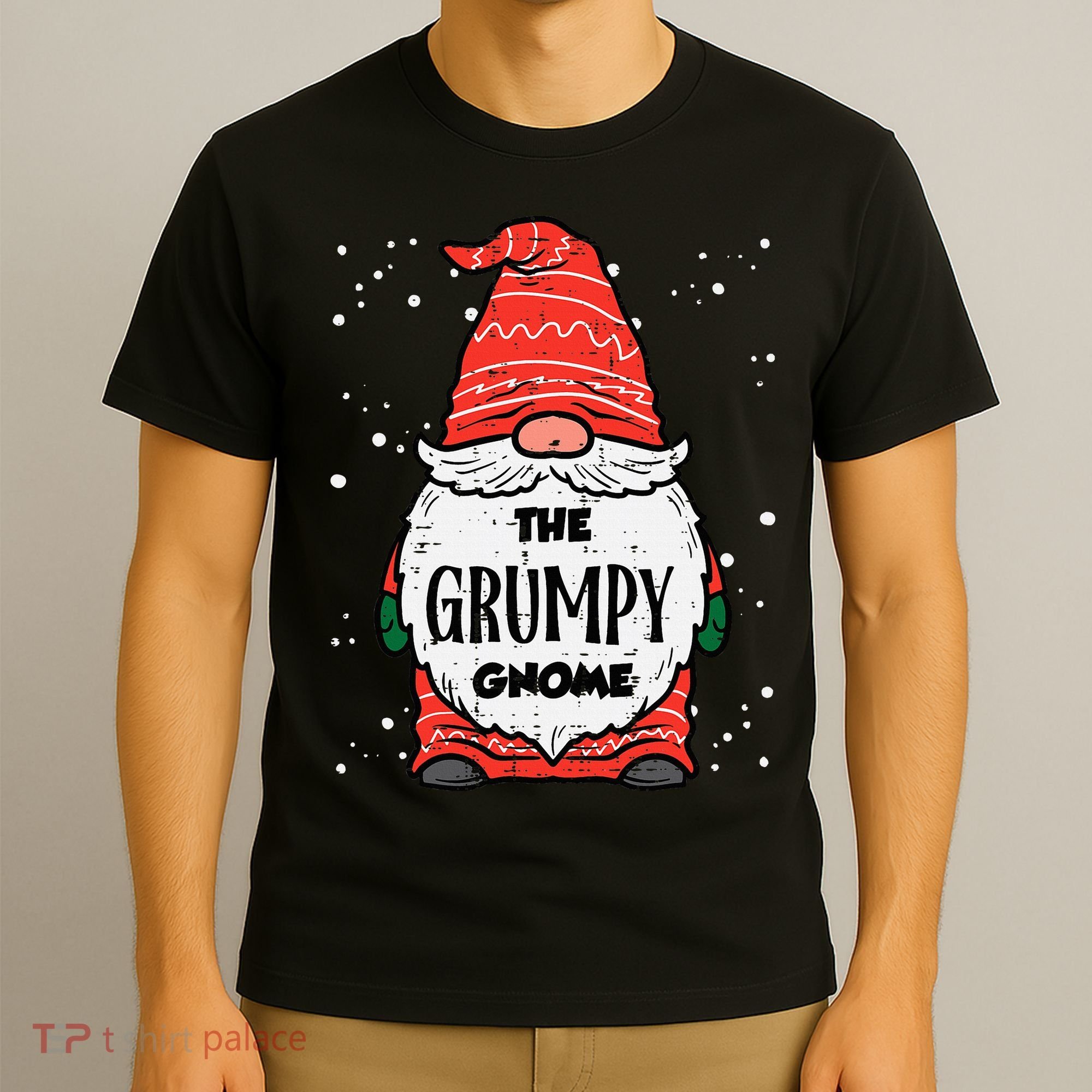 The Grumpy Gnome Xmas Matching Christmas For Family T-Shirt