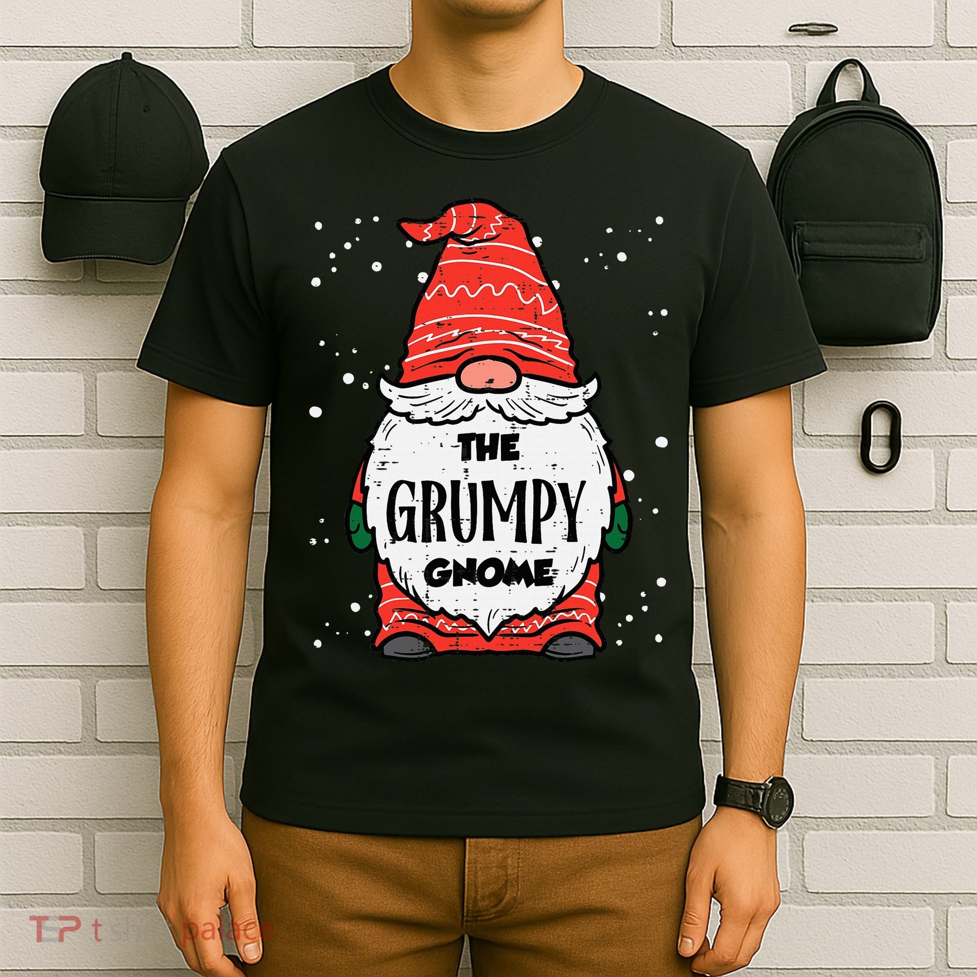 The Grumpy Gnome Xmas Matching Christmas For Family T-Shirt