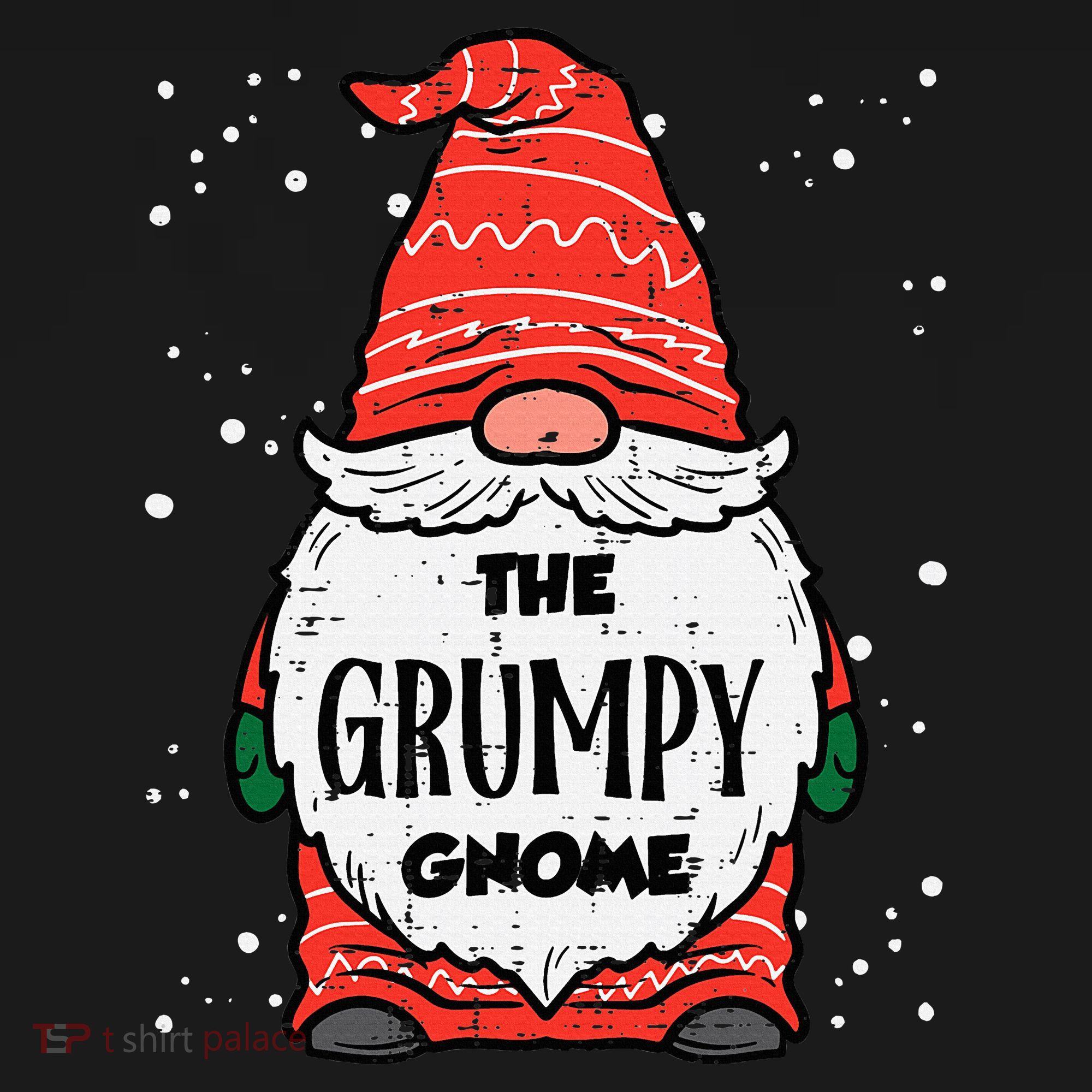The Grumpy Gnome Xmas Matching Christmas For Family Women's Tank Top