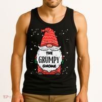 The Grumpy Gnome Xmas Matching Christmas For Family Tank Top thumb 3
