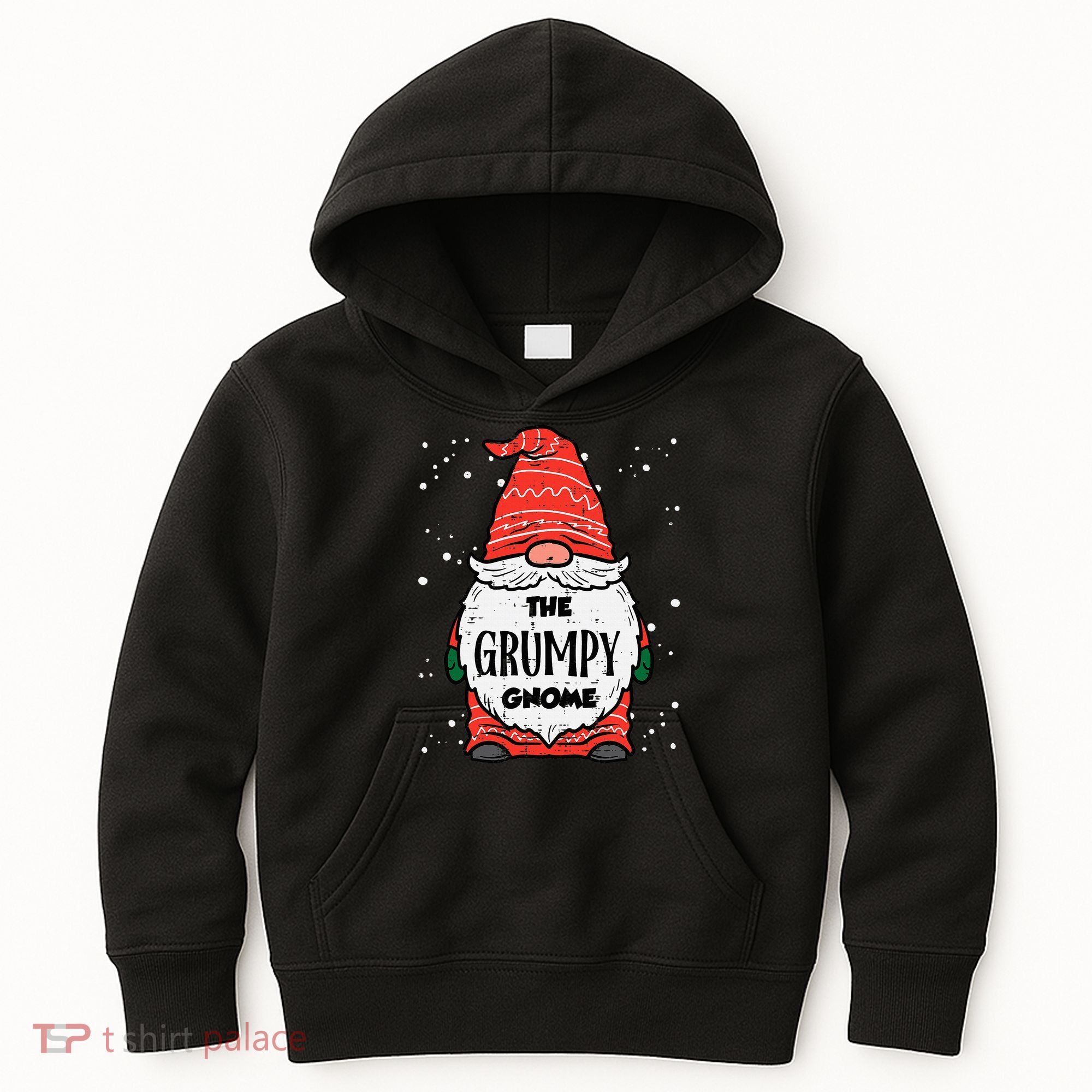 The Grumpy Gnome Xmas Matching Christmas For Family Kids Hoodie