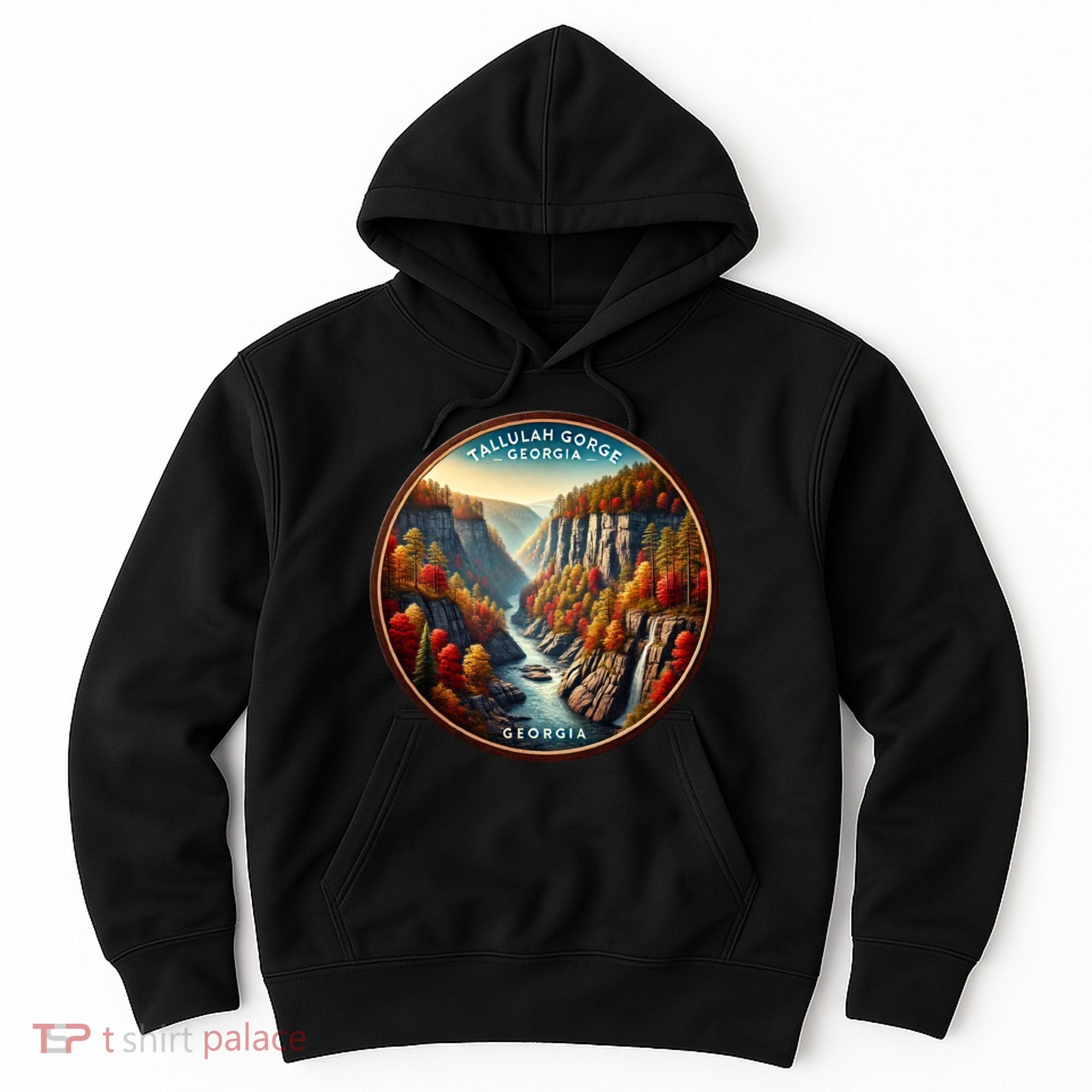 Tallulah Gorge Georgia In The Fall Autumn Leaves Hoodie