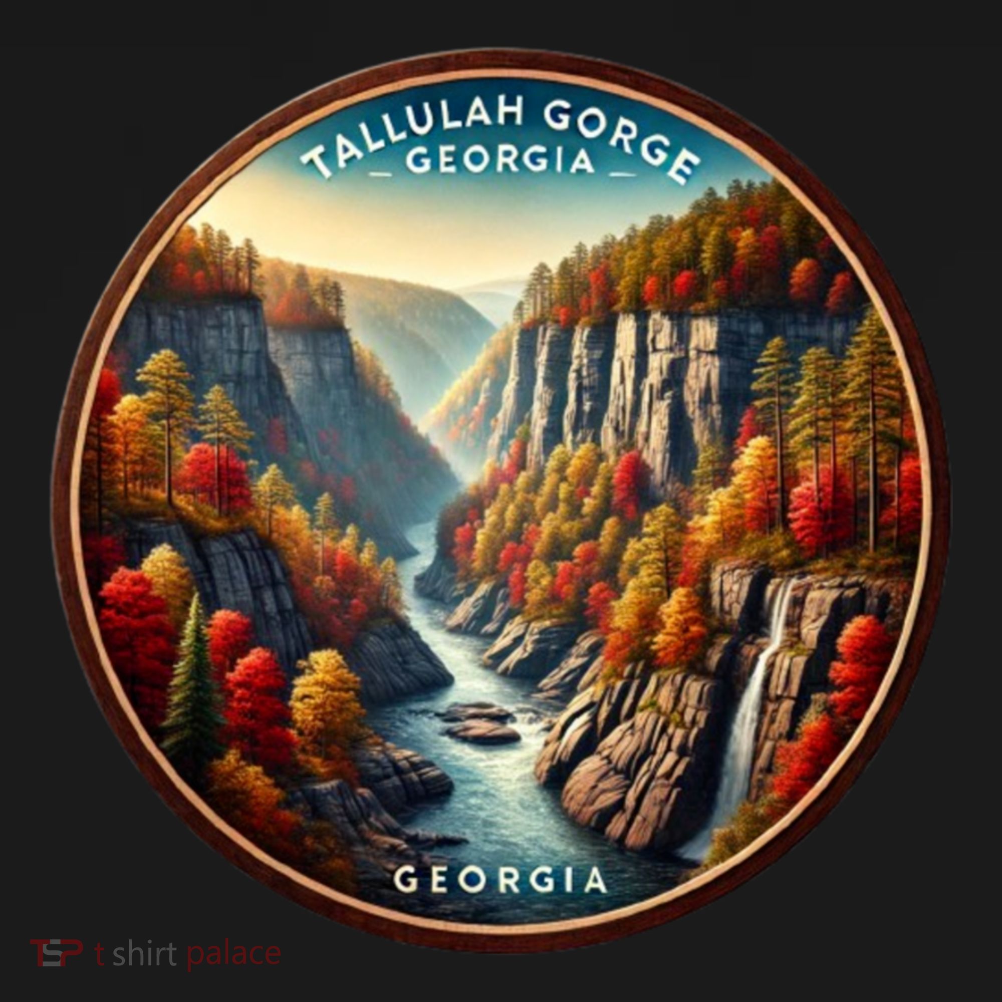 Tallulah Gorge Georgia In The Fall Autumn Leaves Sweatshirt