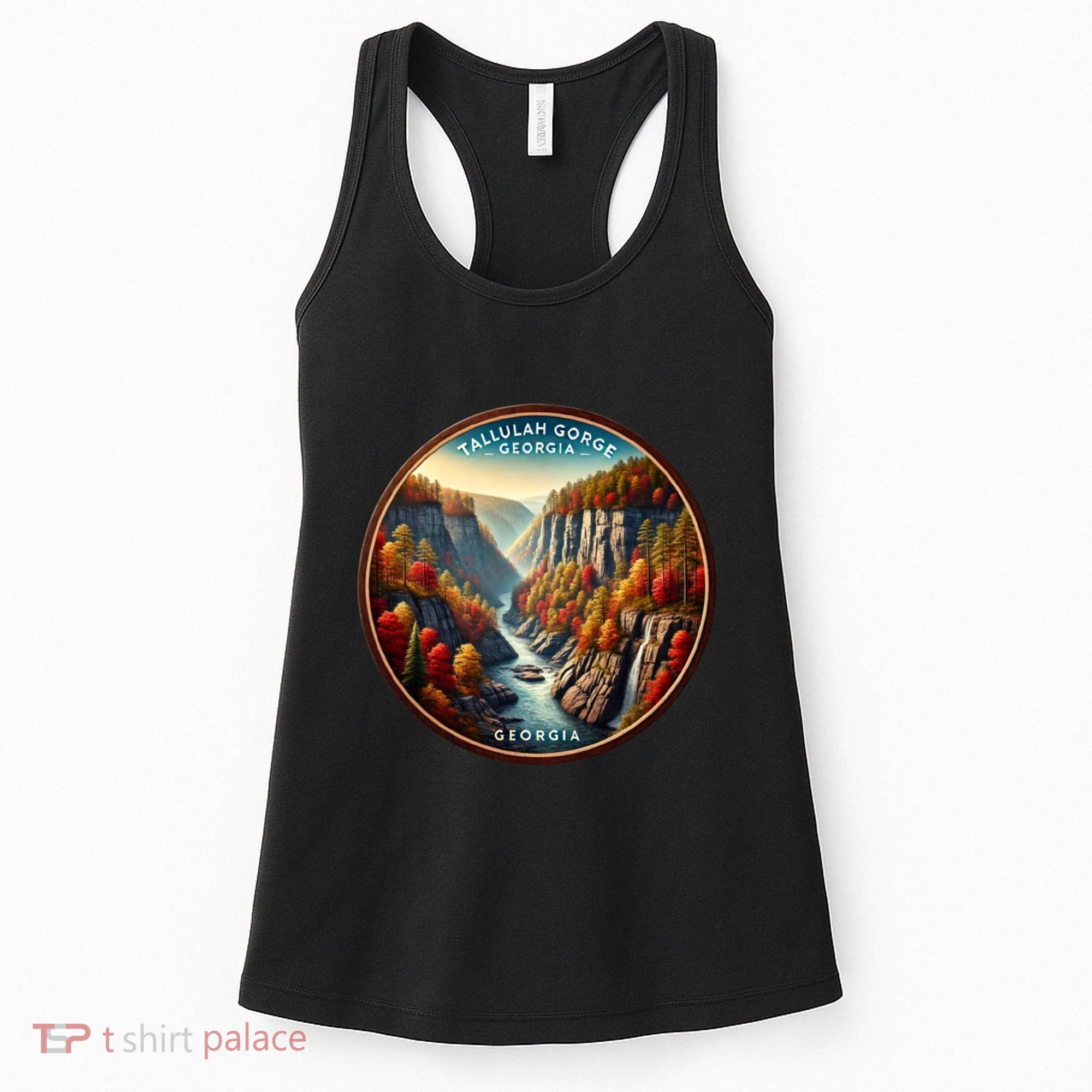 Tallulah Gorge Georgia In The Fall Autumn Leaves Women's Tank Top