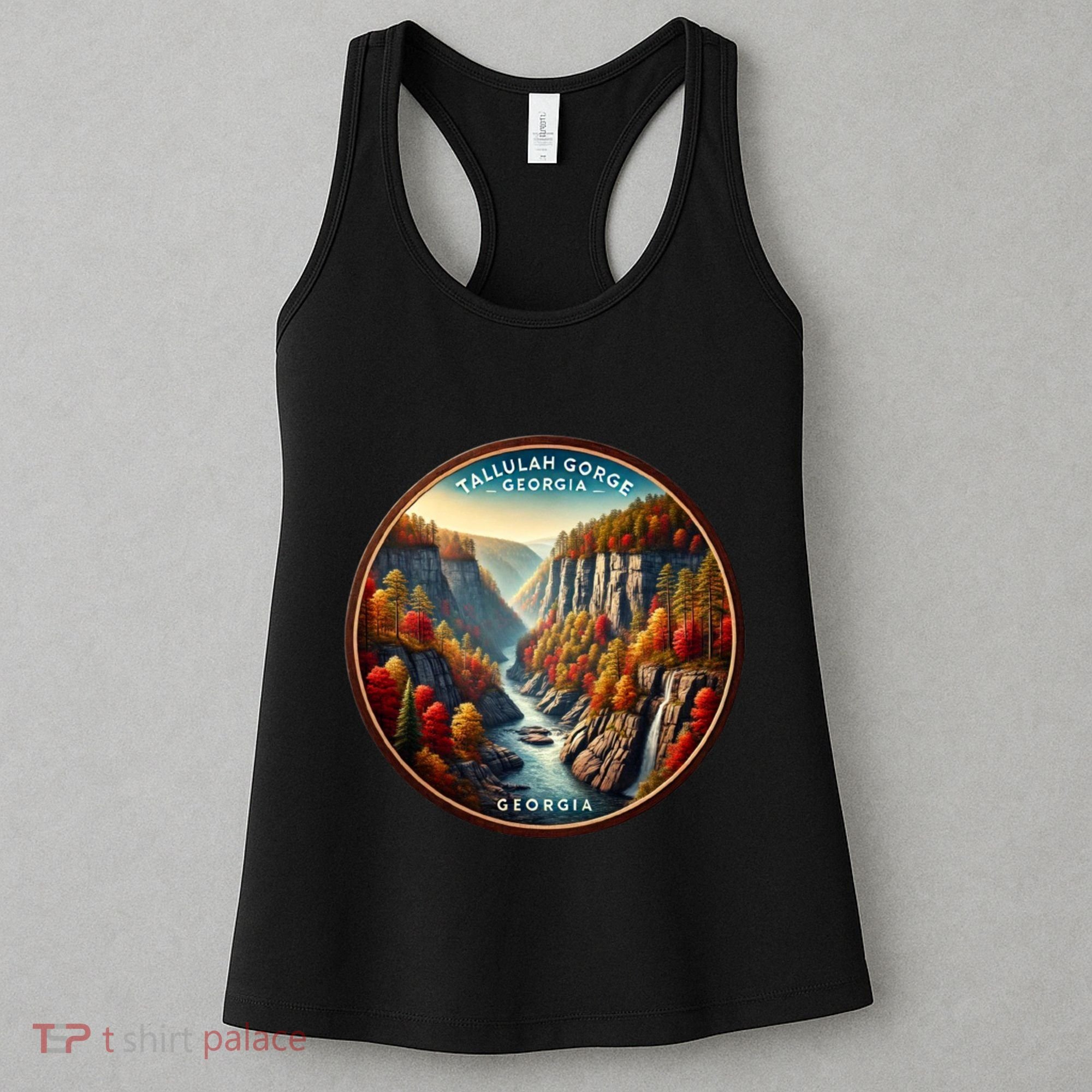 Tallulah Gorge Georgia In The Fall Autumn Leaves Women's Tank Top