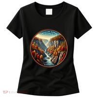 Tallulah Gorge Georgia In The Fall Autumn Leaves Women's T-Shirt thumb 0