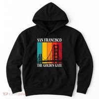 The Golden Gate Bridge From San Francisco California Hoodie thumb 0