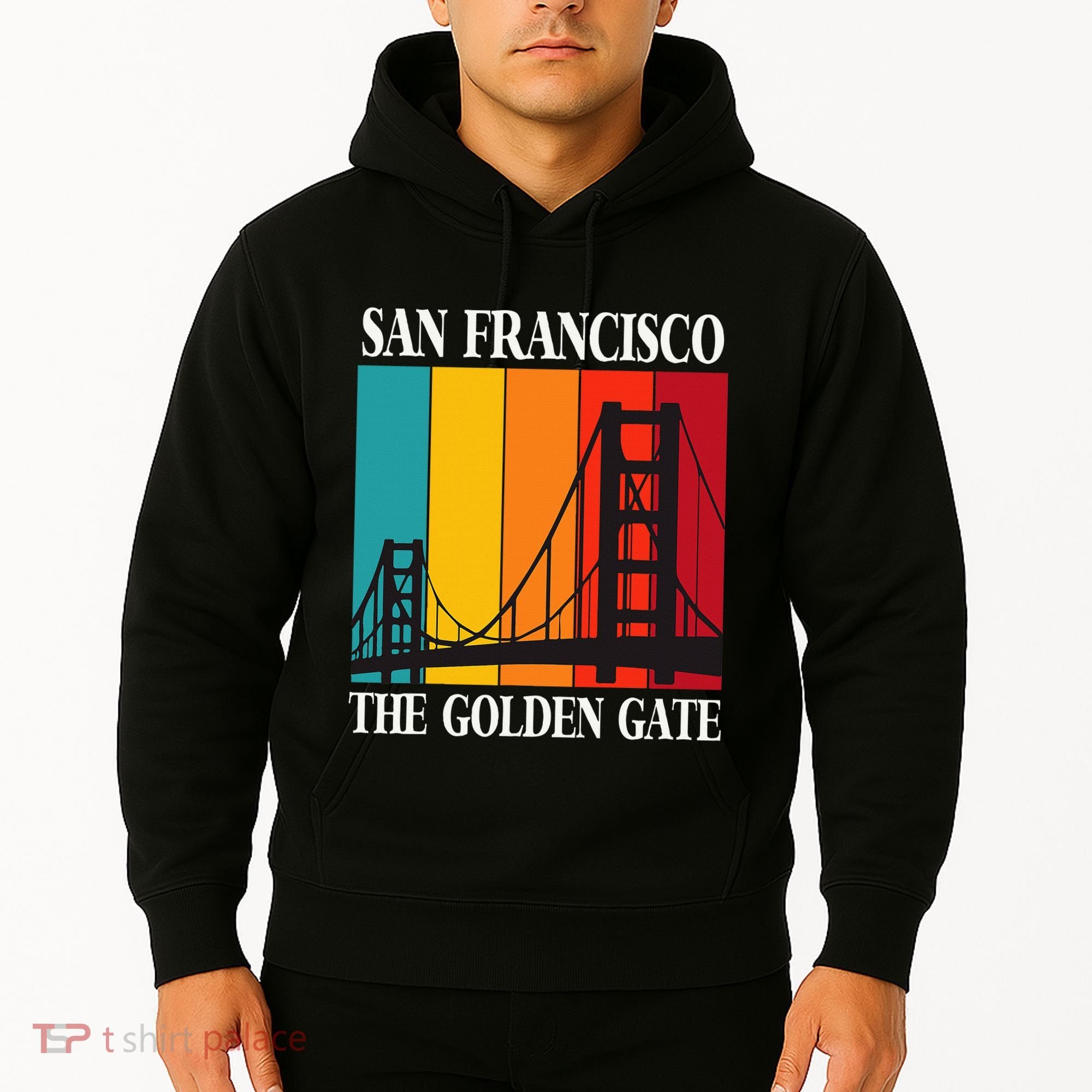 The Golden Gate Bridge From San Francisco California Hoodie
