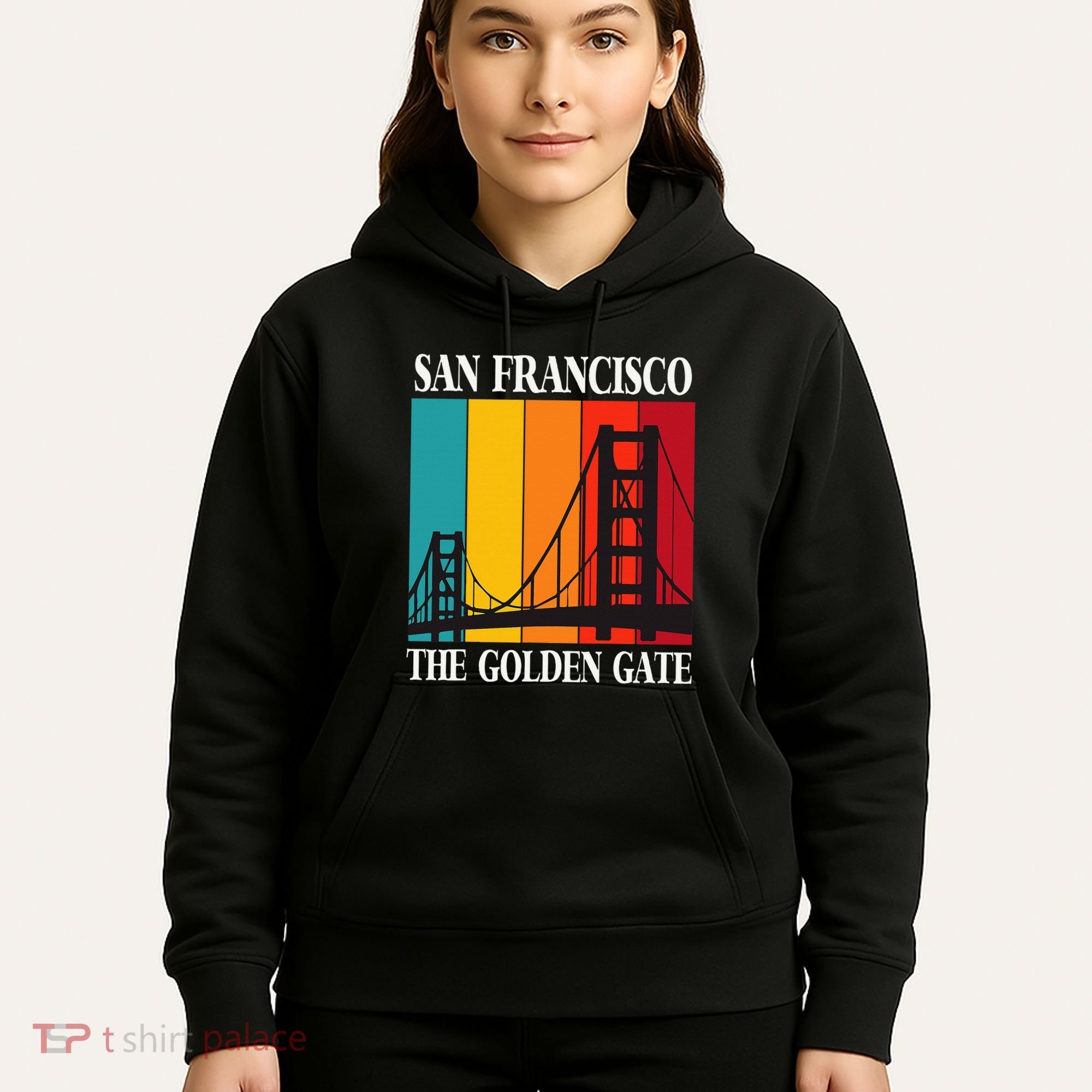 The Golden Gate Bridge From San Francisco California Hoodie