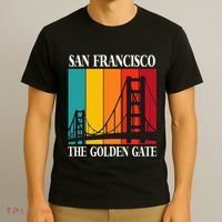 The Golden Gate Bridge From San Francisco California T-Shirt thumb 3