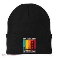 The Golden Gate Bridge From San Francisco California Beanie thumb 0