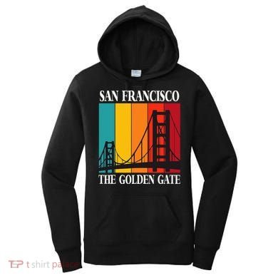 The Golden Gate Bridge From San Francisco California Women's Hoodie