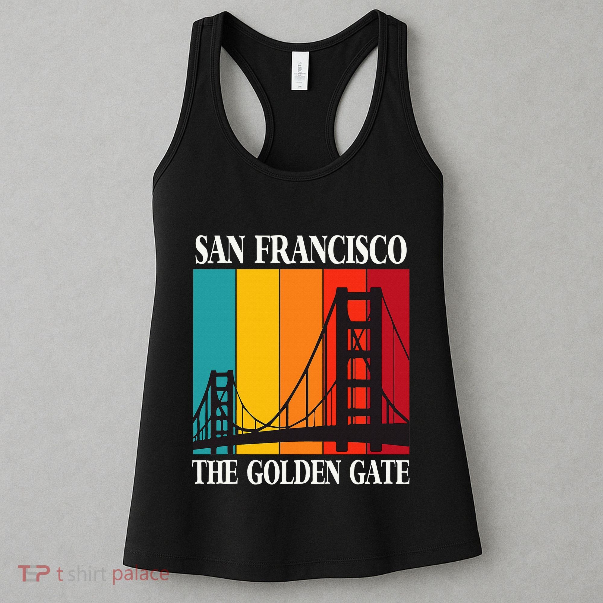 The Golden Gate Bridge From San Francisco California Women's Tank Top
