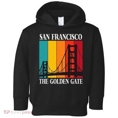 The Golden Gate Bridge From San Francisco California Toddler Hoodie