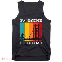 The Golden Gate Bridge From San Francisco California Tank Top thumb 0
