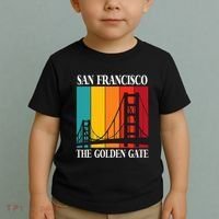The Golden Gate Bridge From San Francisco California Toddler T-Shirt thumb 2