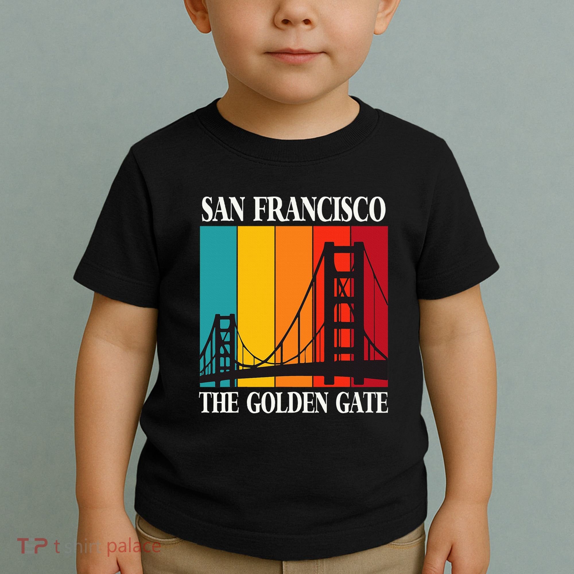 The Golden Gate Bridge From San Francisco California Toddler T-Shirt
