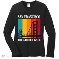 The Golden Gate Bridge From San Francisco California Women's Long Sleeve Shirt thumb 0