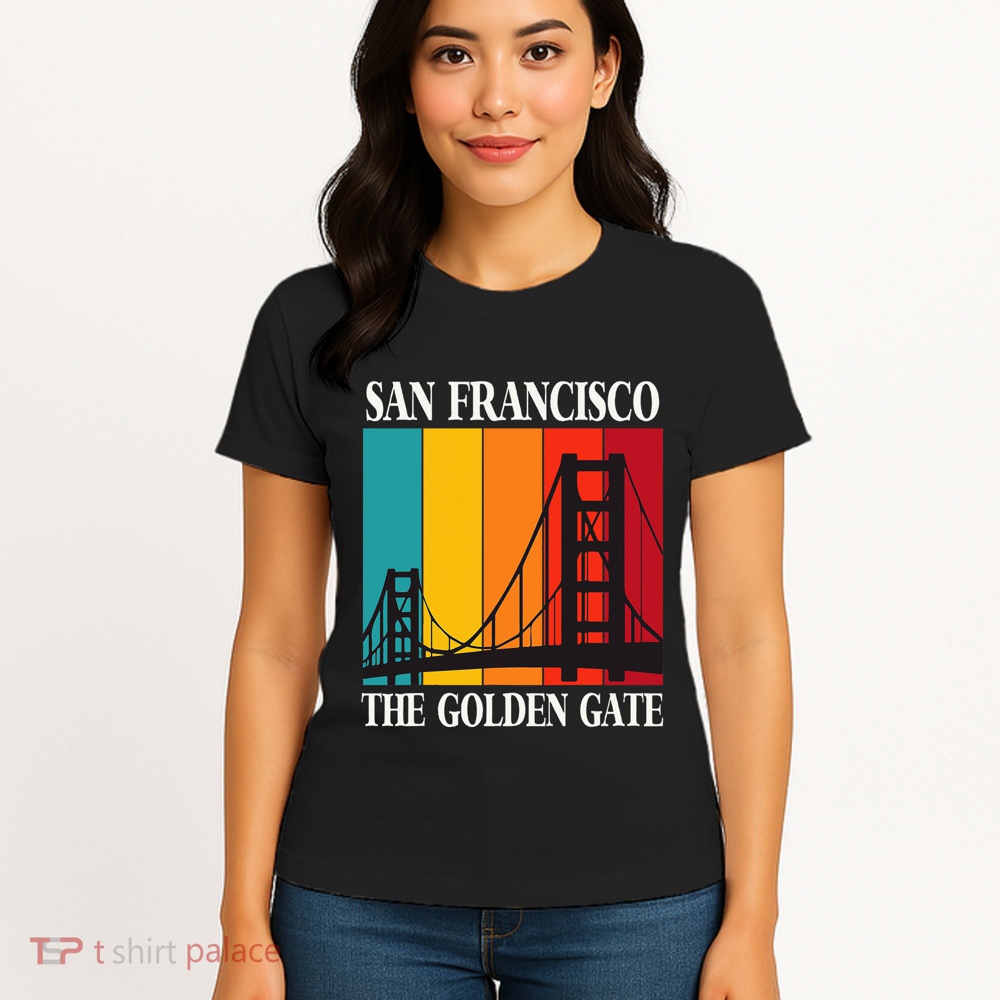 The Golden Gate Bridge From San Francisco California Women's T-Shirt