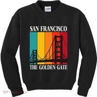The Golden Gate Bridge From San Francisco California Kids Sweatshirt thumb 0