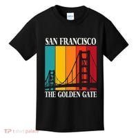 The Golden Gate Bridge From San Francisco California Kids T-Shirt thumb 0